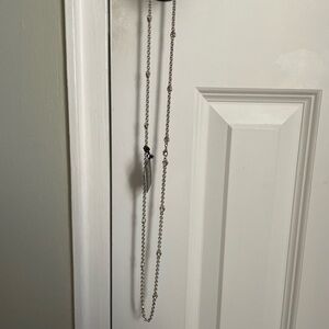 Silver Beaded Necklace